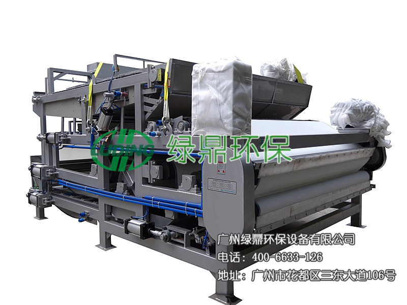 帶式壓濾機計算_產能計算_處理量計算_絮凝劑用量計算