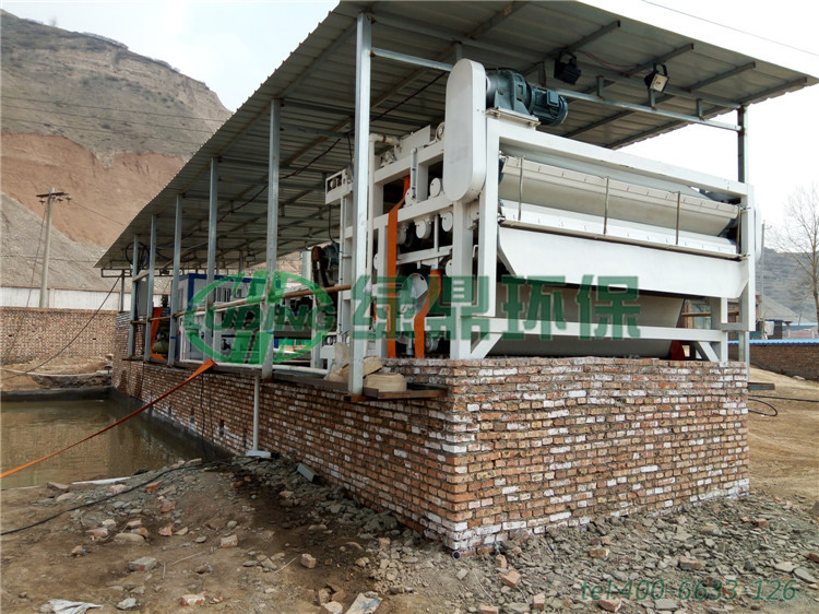 超濃縮帶式壓濾機應用四川省礦山泥漿脫水處理工程案例 2