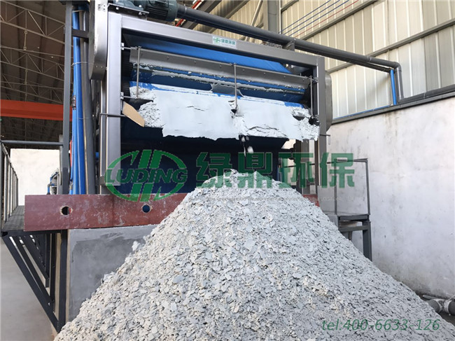 廣東佛山鋁業鋁材廠帶式壓濾機處理現場 6