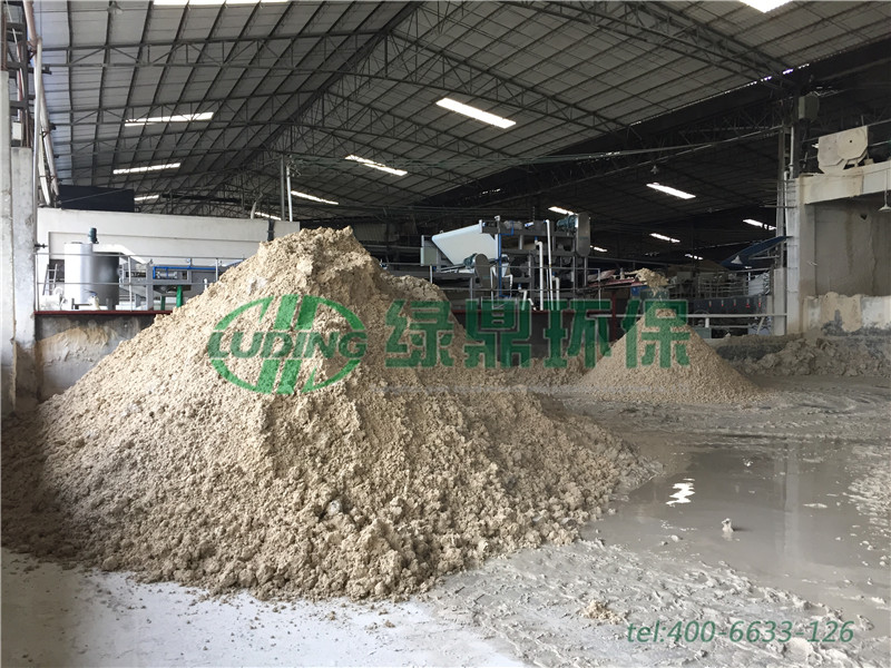 廣東佛山陶瓷廠(chǎng)泥漿脫水處理案例