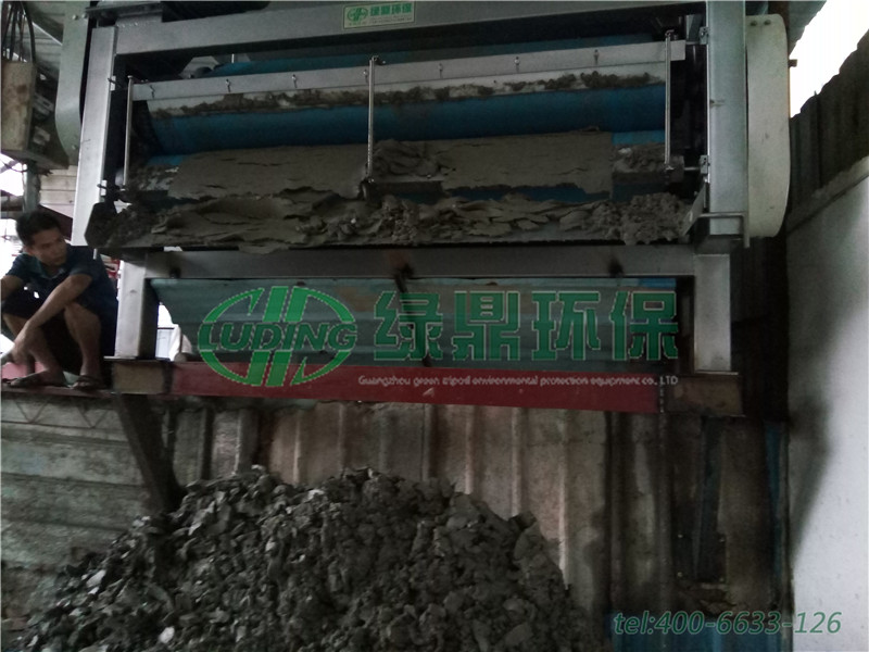 福建建筑污泥帶式壓濾機處理案例 5