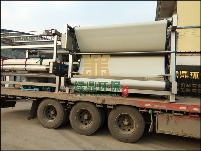 帶式壓濾機用于陳倉泵站泥漿處理工程