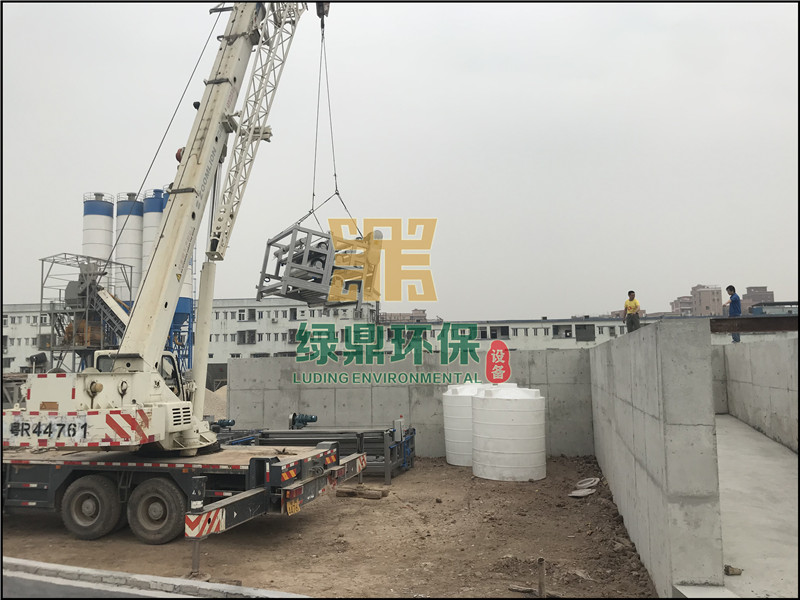 帶式壓濾機發往鉆孔灌注樁的廢漿及鉆渣處理工程 1