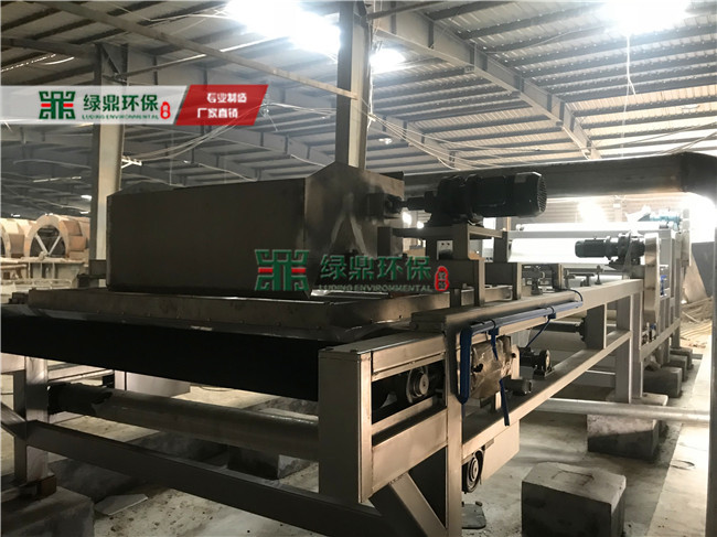 帶式壓濾機肇慶沙場泥漿處理工程 4